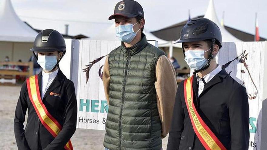 La flamante campeona de España, tras el toreno celebrado en Santander.