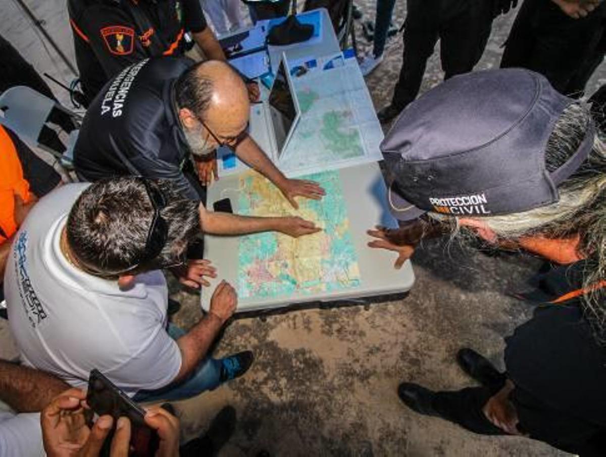 Drones para un rescate de altura en Orihuela