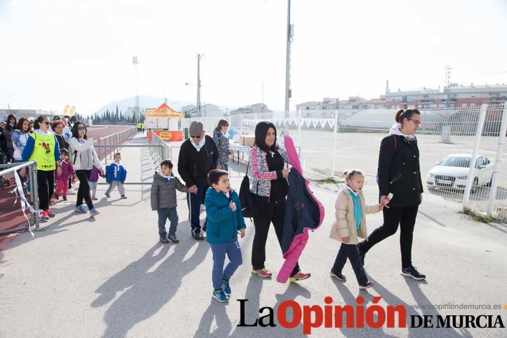 Marcha en el Día del Cáncer Infantil en Caravaca