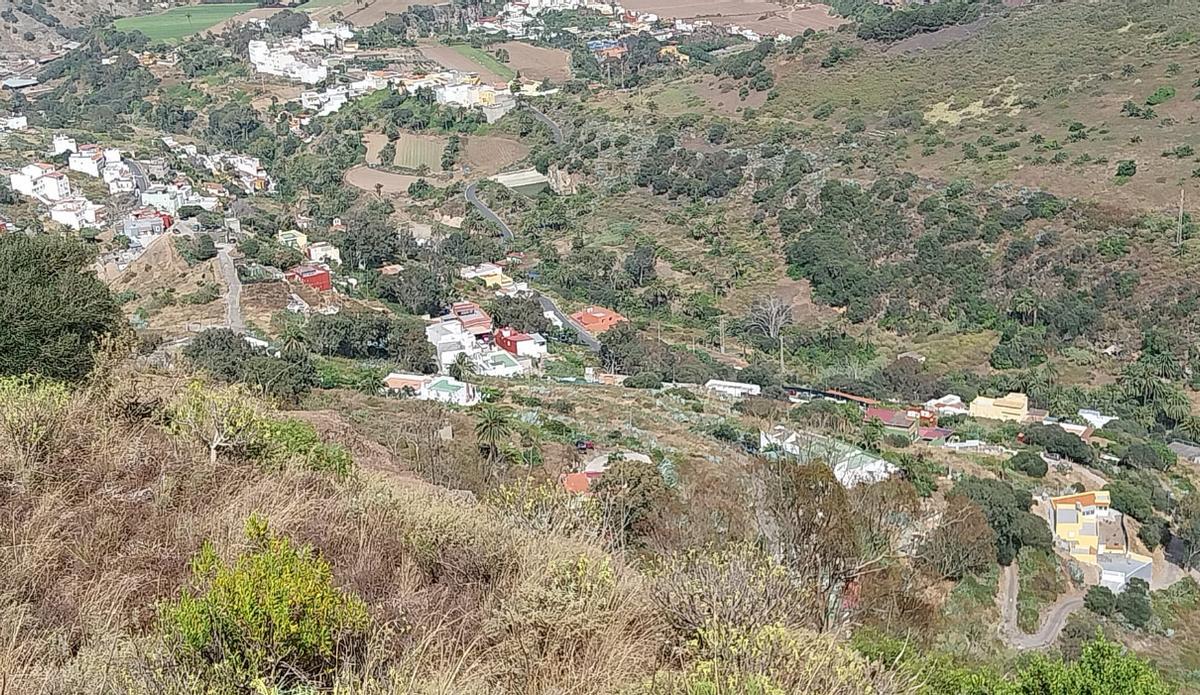 Panorámica de Siete Puertas, en Las Palmas de Gran Canaria.