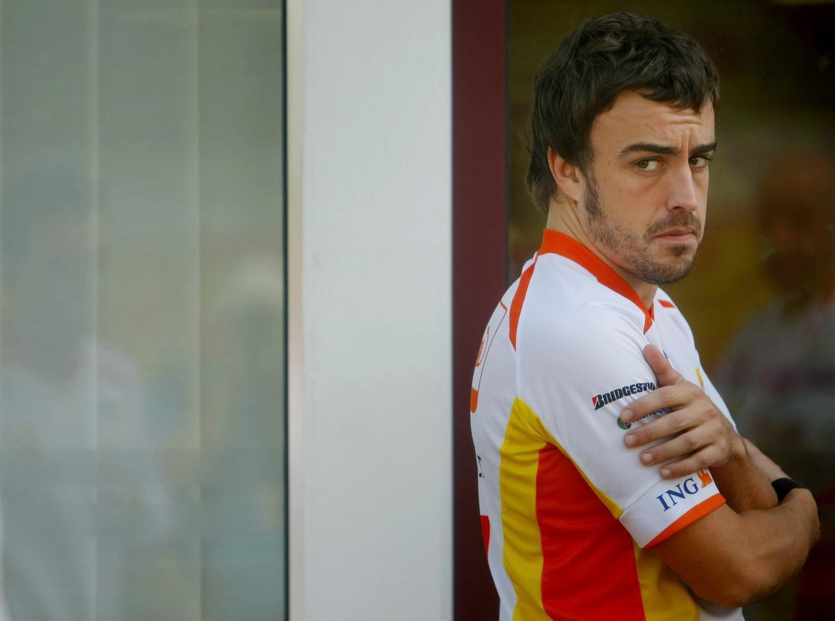 Fernando Alonso, en su etapa en Renault en 2008