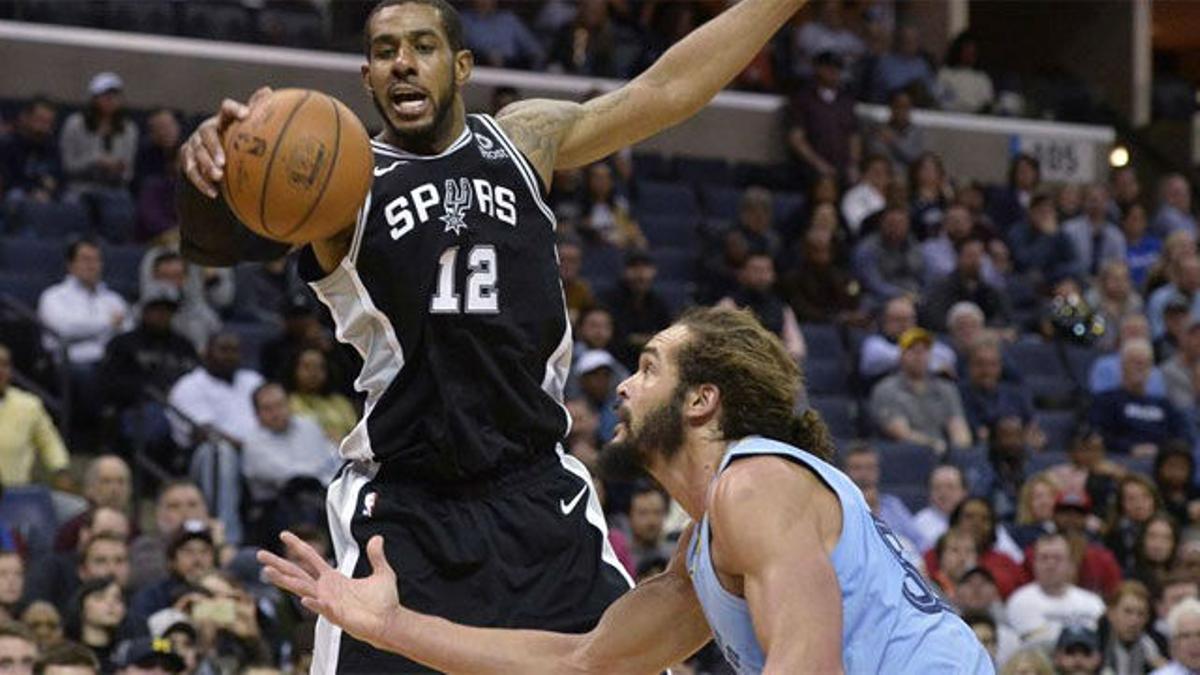 Los Griezzlies pagaron caro un error ante los Spurs (107-108)