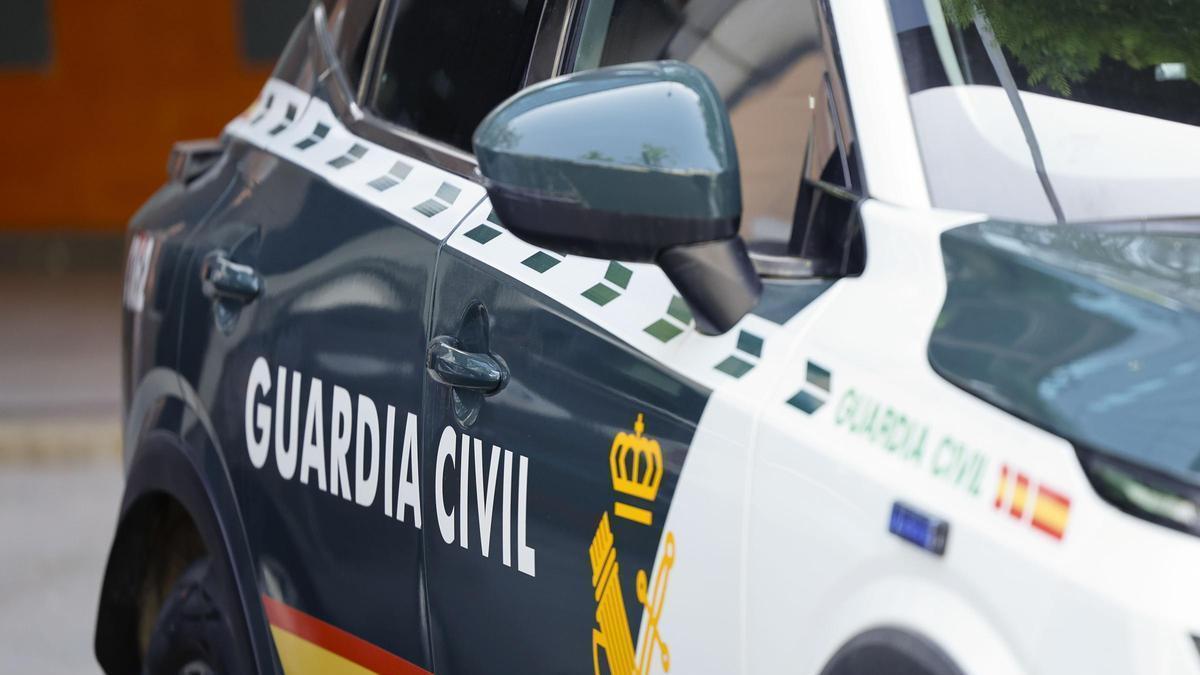 Un coche de la Guardia Civi.