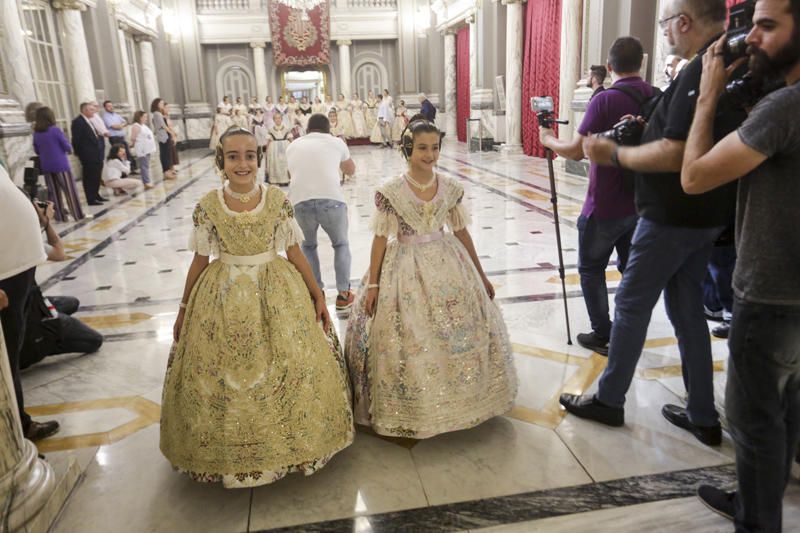 Ensayo de las cortes de honor para el día de la Proclamación