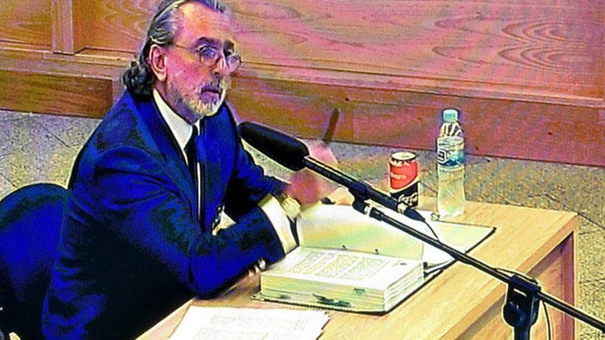 Francisco Correa, durante su declaración en el juicio.