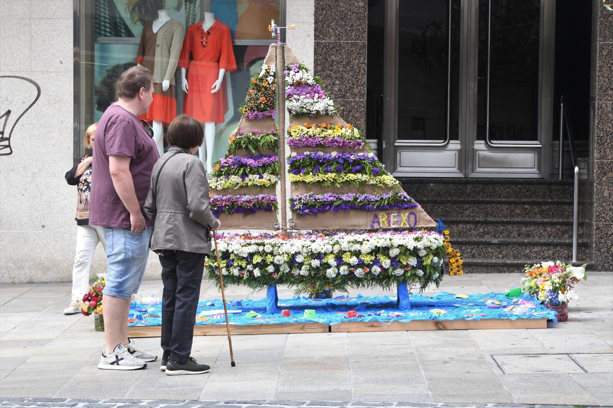 Arteixo se viste con trajes de flores