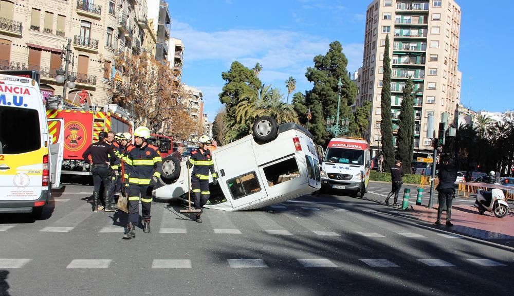 Accidente en la Gran Vía