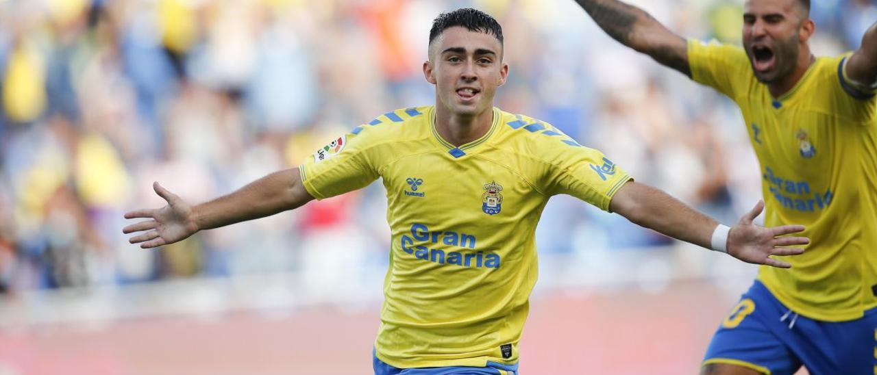 Alberto Moleiro, centrocampista de la UD Las Palmas