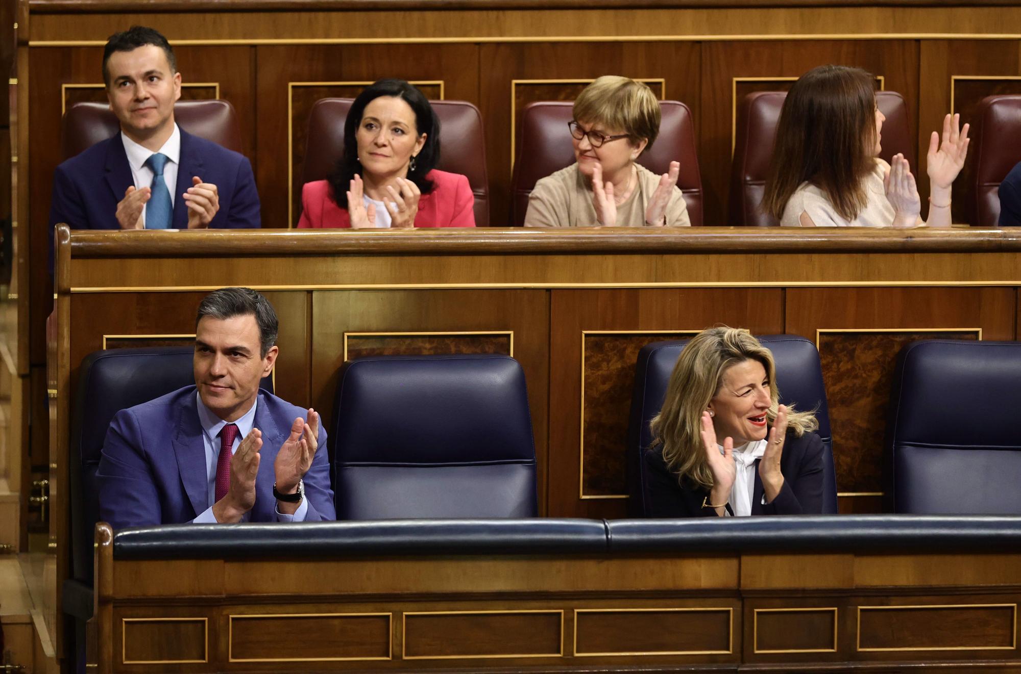 Pedro Sánchez, en el Congreso de los Diputados.