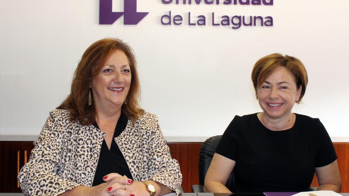 Teodora Borrego y Rosa Aguilar.