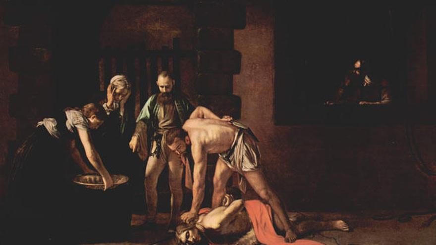 Imagen de la obra «La decapitación de San Juan Bautista», de Caravaggio.