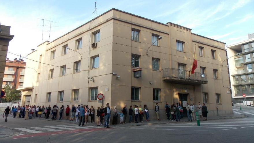 Imatge d&#039;arxiu de la comissaria de la Policia Nacional de Manresa