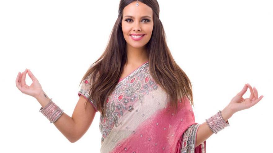 Cristina Pedroche se viste un sari para &#039;Pekín express&#039;