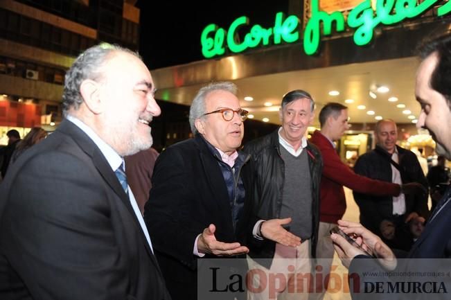 Encendido del árbol de Navidad en El Corte Inglés de Murcia