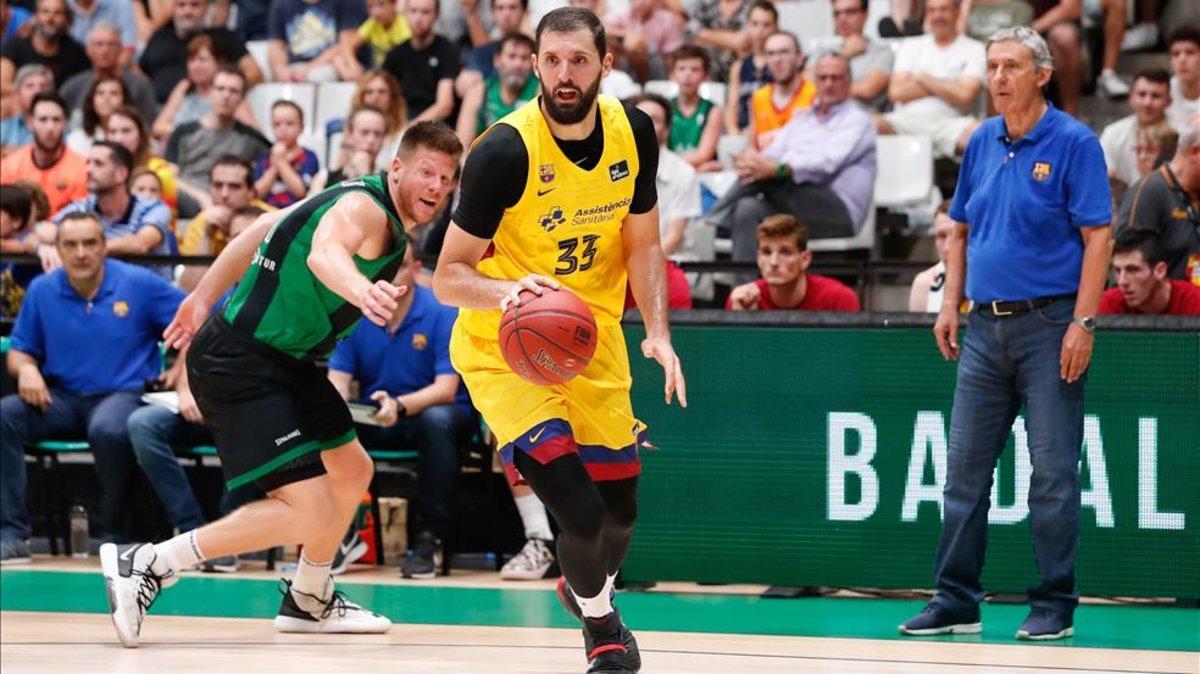 Mirotic, ante la Penya en las semifinales de la Lliga Catalana