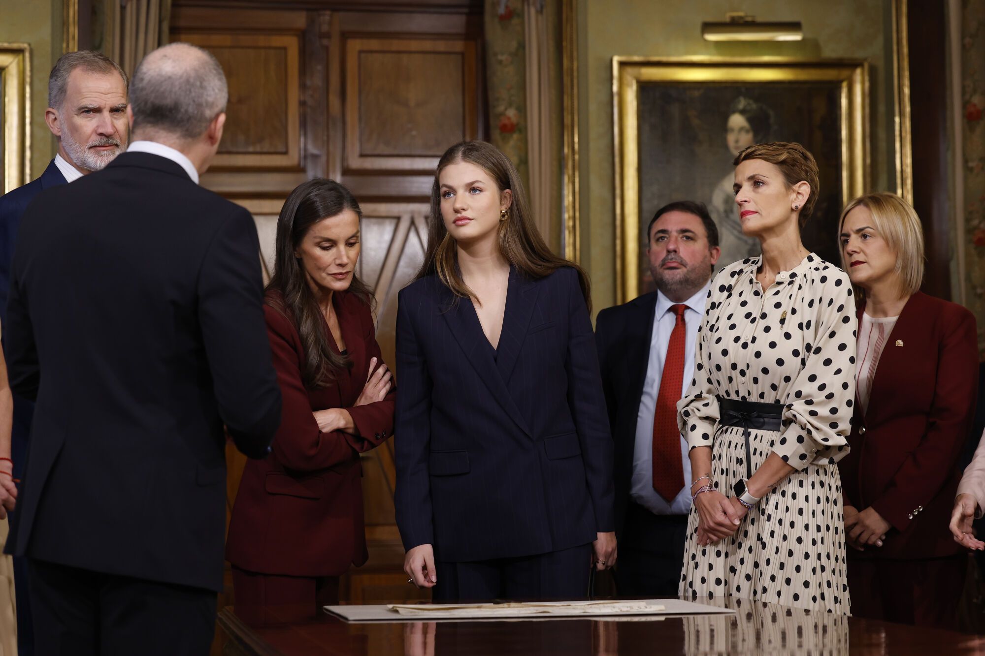 EN IMÁGENES: Leonor se da un baño de multitudes en su estreno como Princesa de Viana