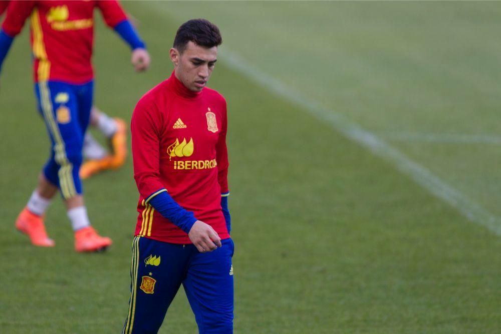 Entrenamiento de la Selección Sub-21 en Murcia