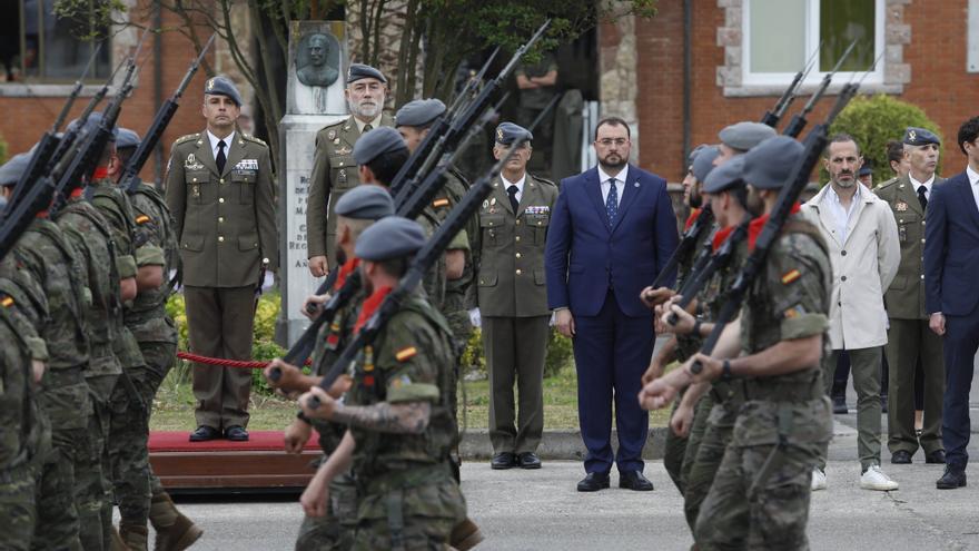 Los soldados del cuartel asturiano, de maniobras para otra misión de la OTAN