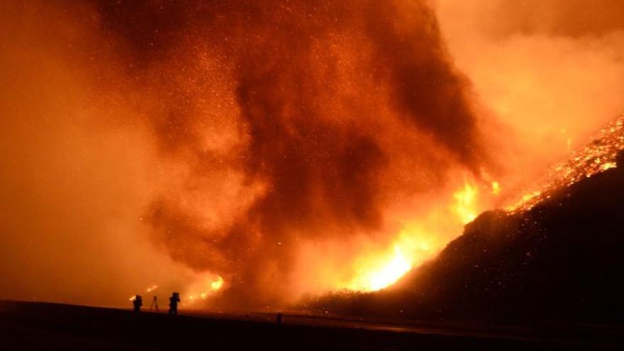 Incendios provocados por los tornados, en California.