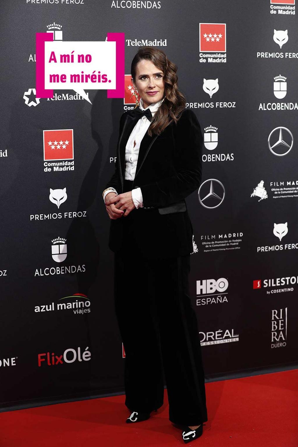 Anna Allen en el photocall de los premios Feroz