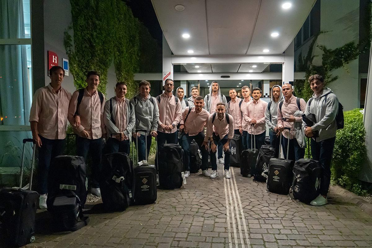 El Palma Futsal llegó anoche a Le Mans para buscar su tercera Champions.