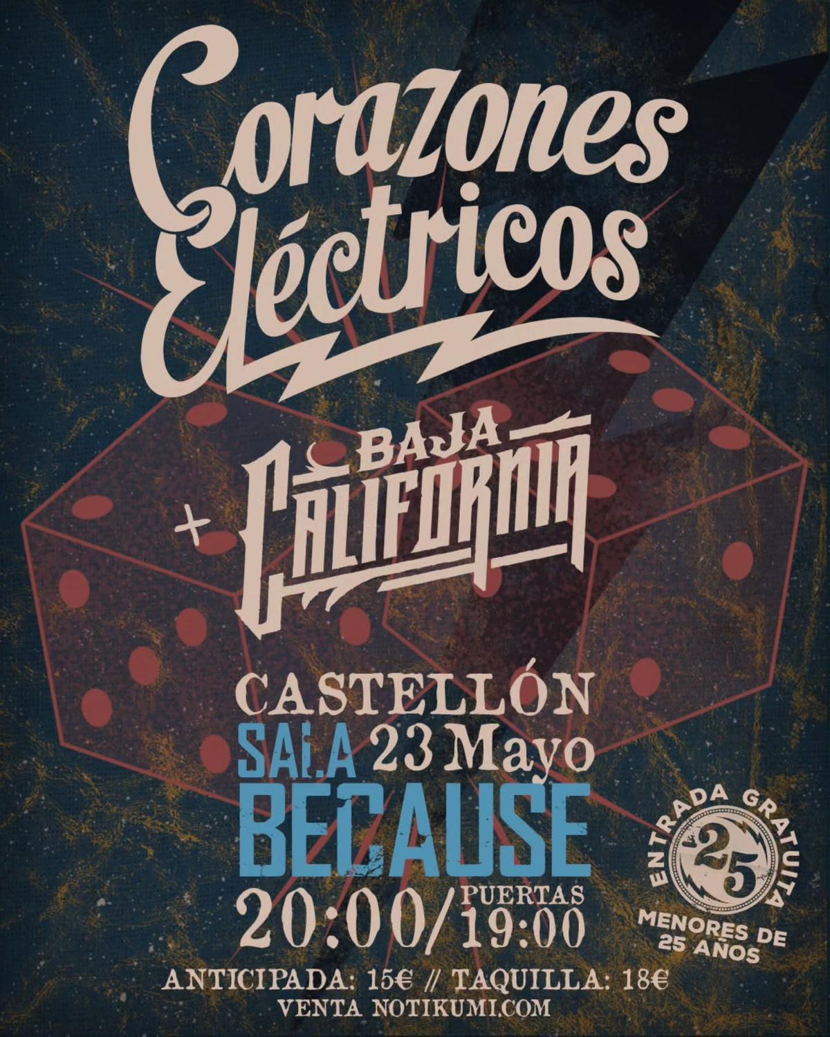 Corazones Eléctricos + Baja California