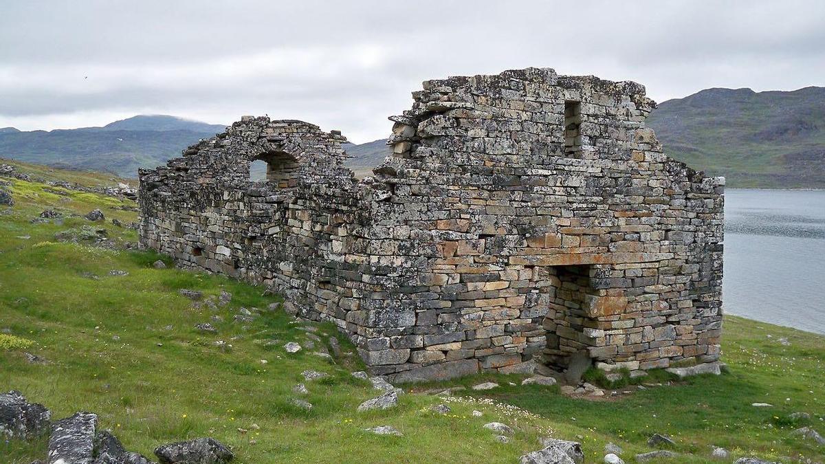 Ruinas de la Iglesia Hvalsey, Groenlandia.
