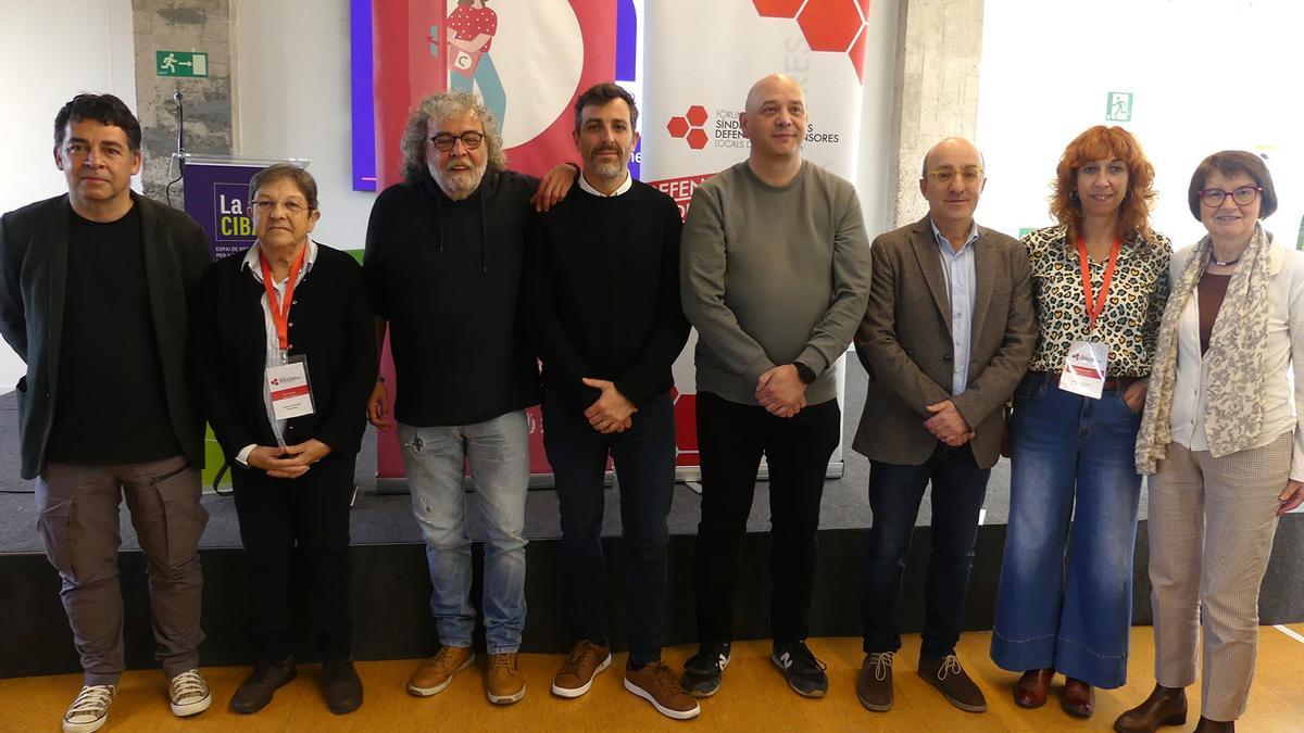 Imagen de los responsables del Fòrum de Síndics de Catalunya.