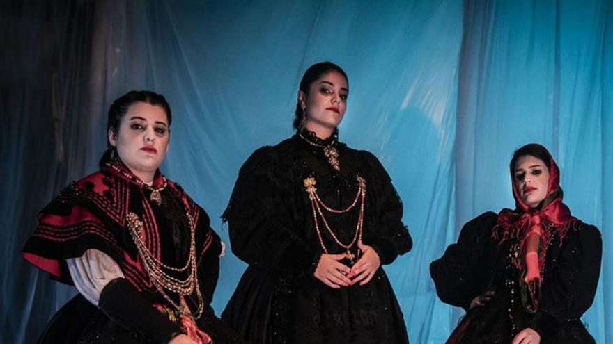 Sabela Maneiro, Aida Tarrío e Olaia Maneiro. | // ROCÍO CIBES