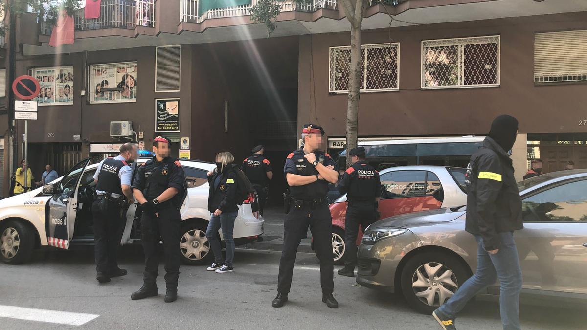 Operación policial contra el clan Jodorovich, en septiembre del 2019.