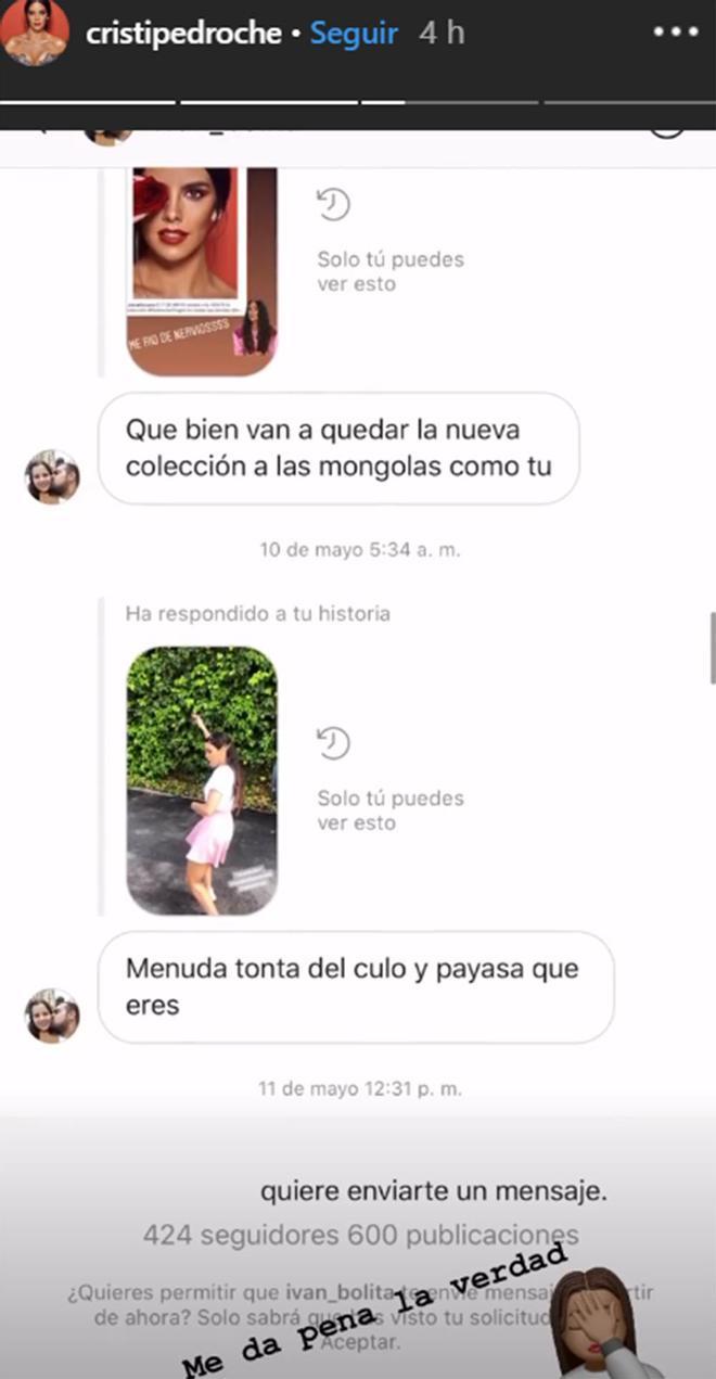 Comentarios negativos en el Instagram de Cristina Pedroche