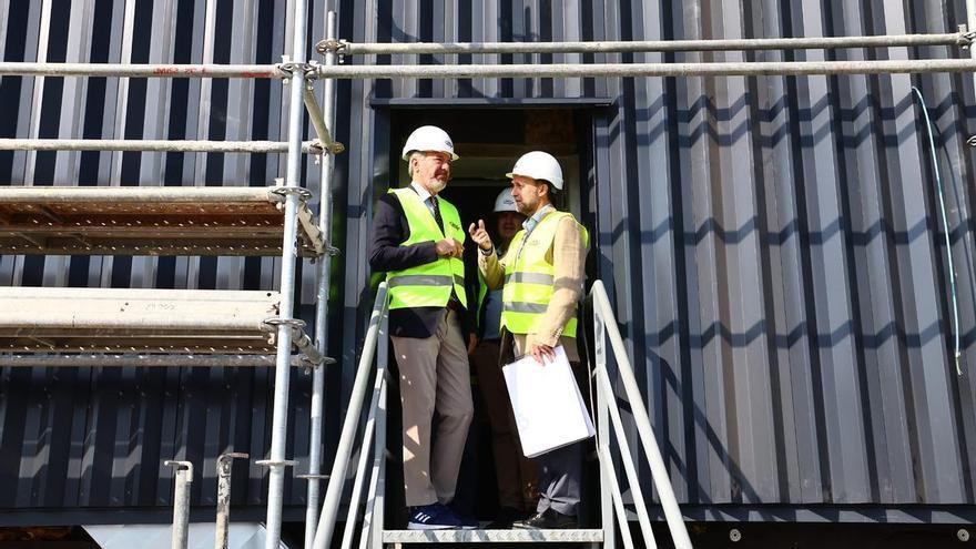 Vídeo | Visita a las obras del nuevo Centro de Emergencias de Aragón