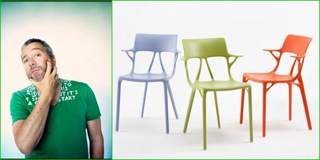 Sillas 'A.I' de Philippe Starck para Kartell