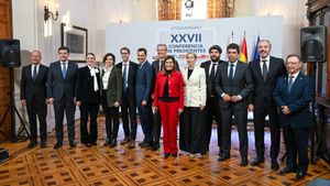13/12/2024 Foto de familia de los presidentes de las Comunidades Autónomas gobernadas por el Partido Popular tras la XXVII Conferencia de Presidentes, en el Palacio de la Magdalena, a 13 de diciembre de 2024, en Santander, Cantabria (España). La conferencia se celebra tras más de dos años sin convocarse, en una cita en la que el foco está puesto en la financiación autonómica en Cataluña, aunque el orden del día también incluye vivienda, migración y sanidad. POLITICA Nacho Cubero - Europa Press