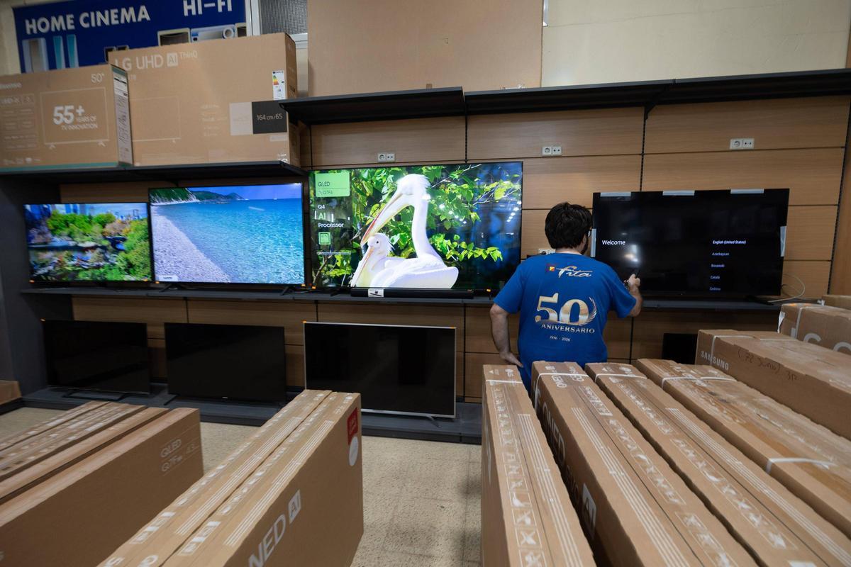Televisores de grandes dimensiones en Fita