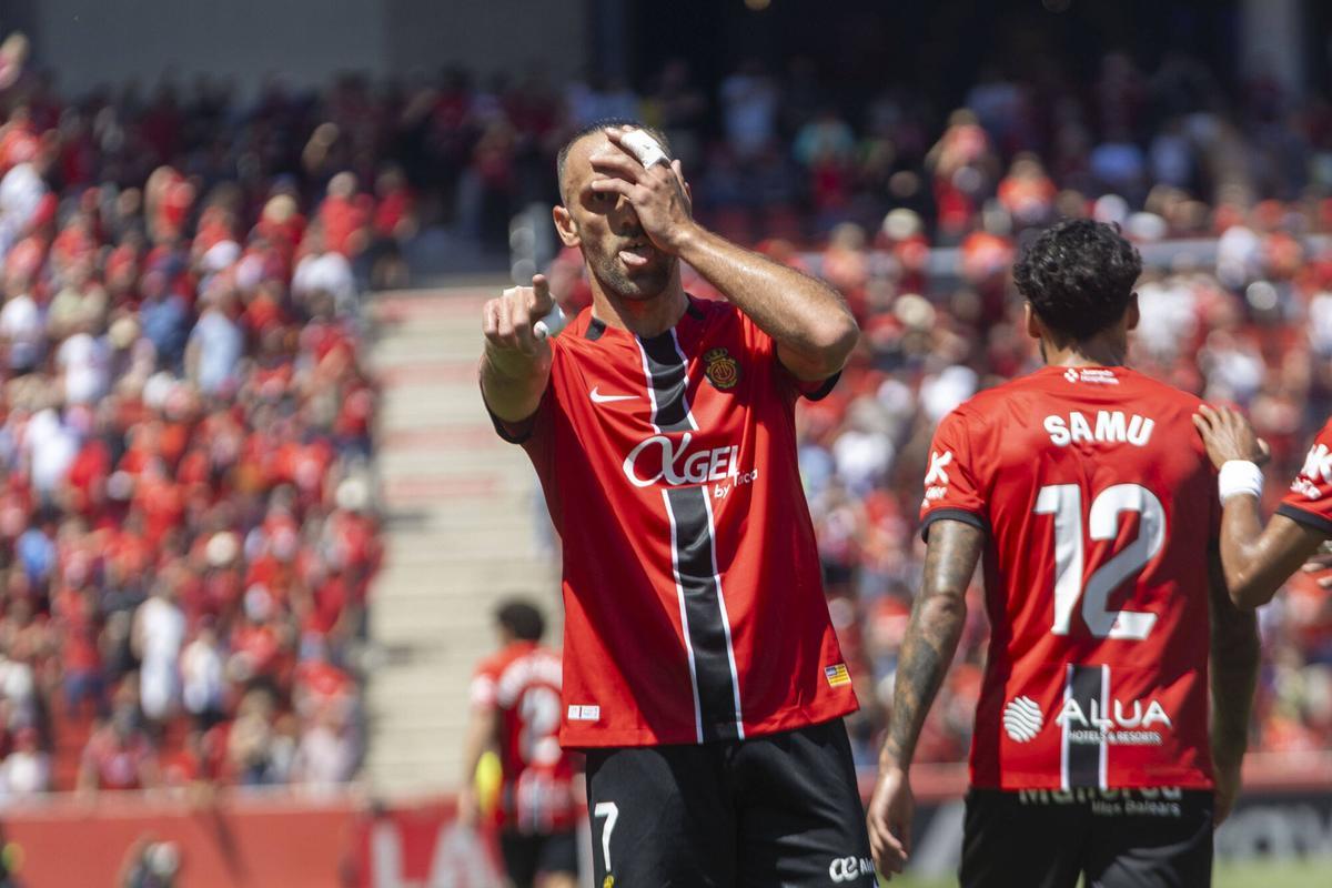 Un gol de Muriqi permitió al equipo bermellón sumar un punto muy importante