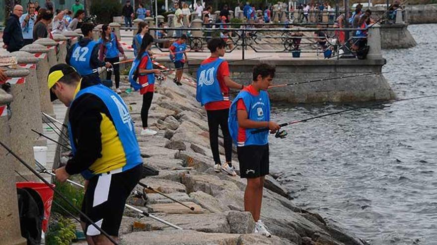 La cantera de la pesca deportiva, en O Parrote