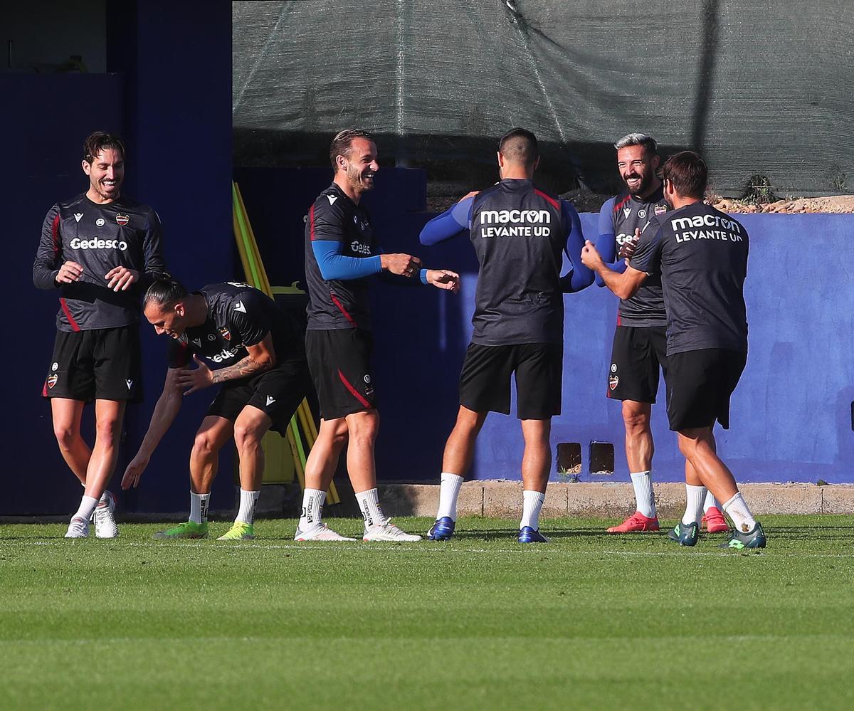 Así ha sido del entrenamiento del Levante UD de hoy