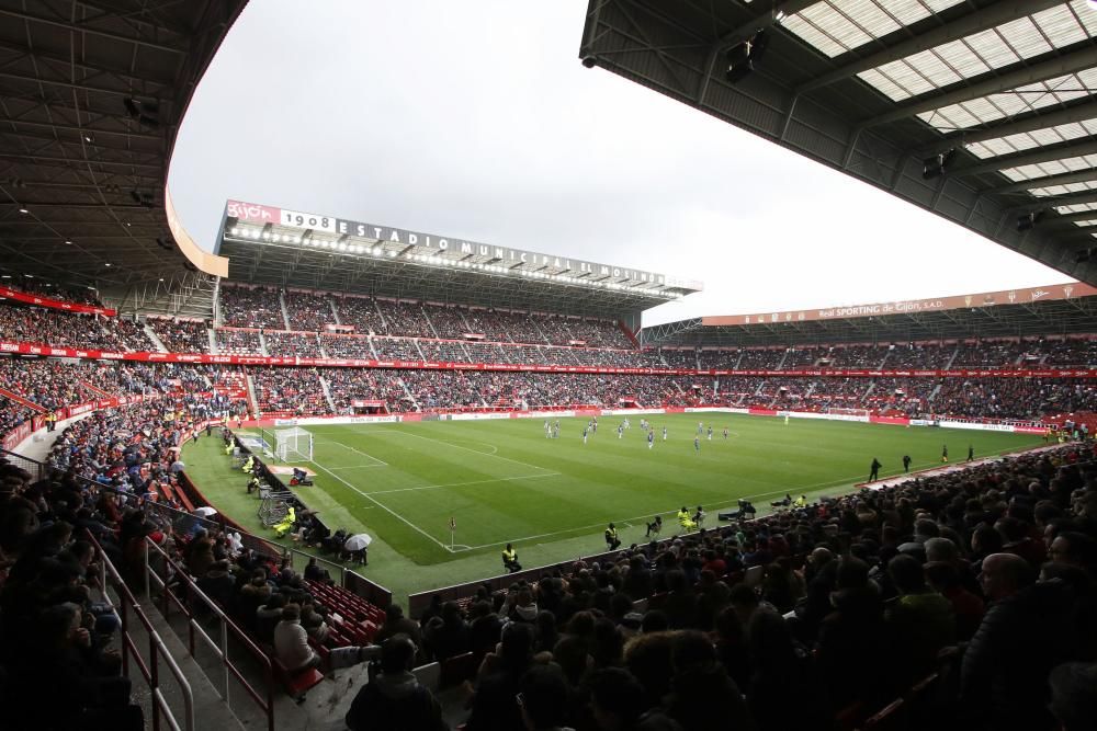 El partido entre el Sporting y el Alavés, en imágenes