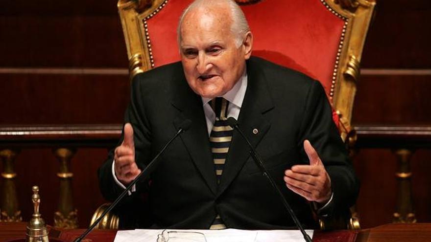 Muere el expresidente italiano Oscar Luigi Scalfaro