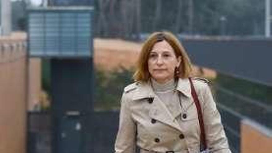 Carme Forcadell, ayer. // E.P.