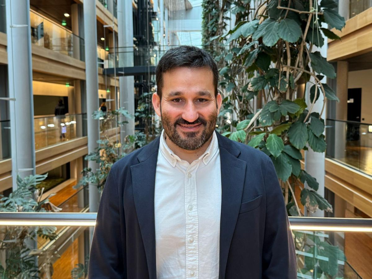 El eurodiputado de Compromís, esta semana en el Parlamento europeo.