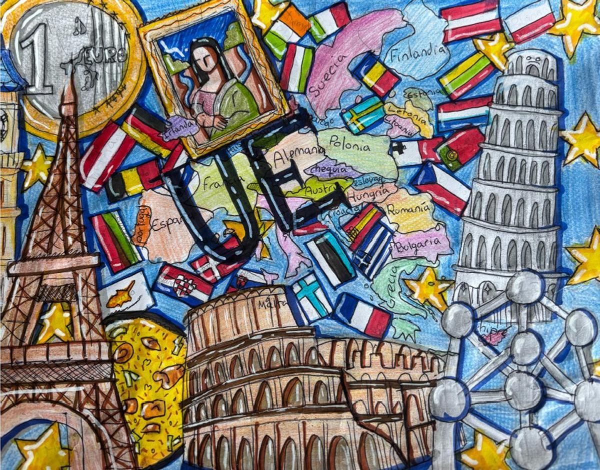 Una de les il·lustracions més elaborades del calendari.