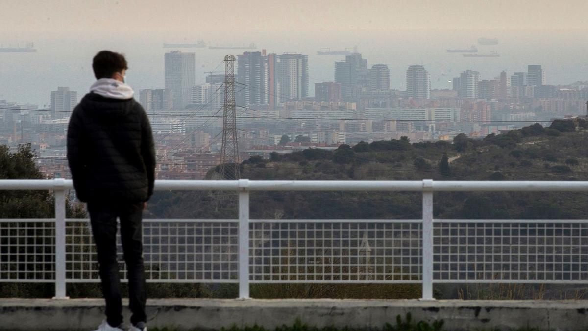 Episodio de alta contaminación en Cataluña el pasado 6 de marzo.