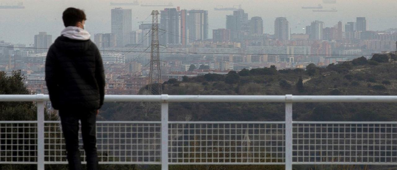 Episodio de alta contaminación en Cataluña el pasado 6 de marzo.