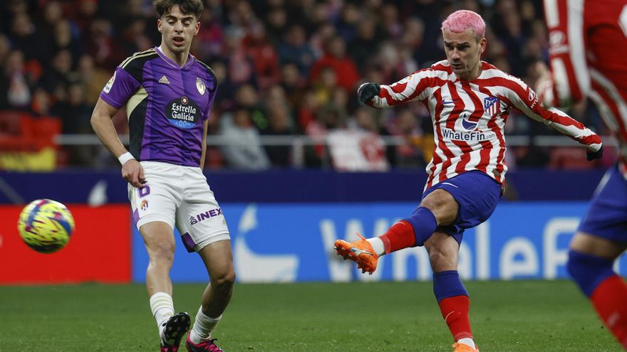 Atlético de Madrid - Valladolid, en imágenes