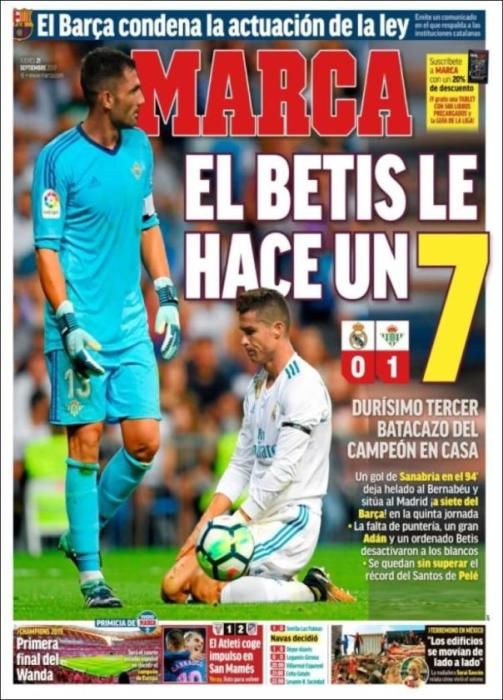 Estas son las portadas deportivas de este jueves 2