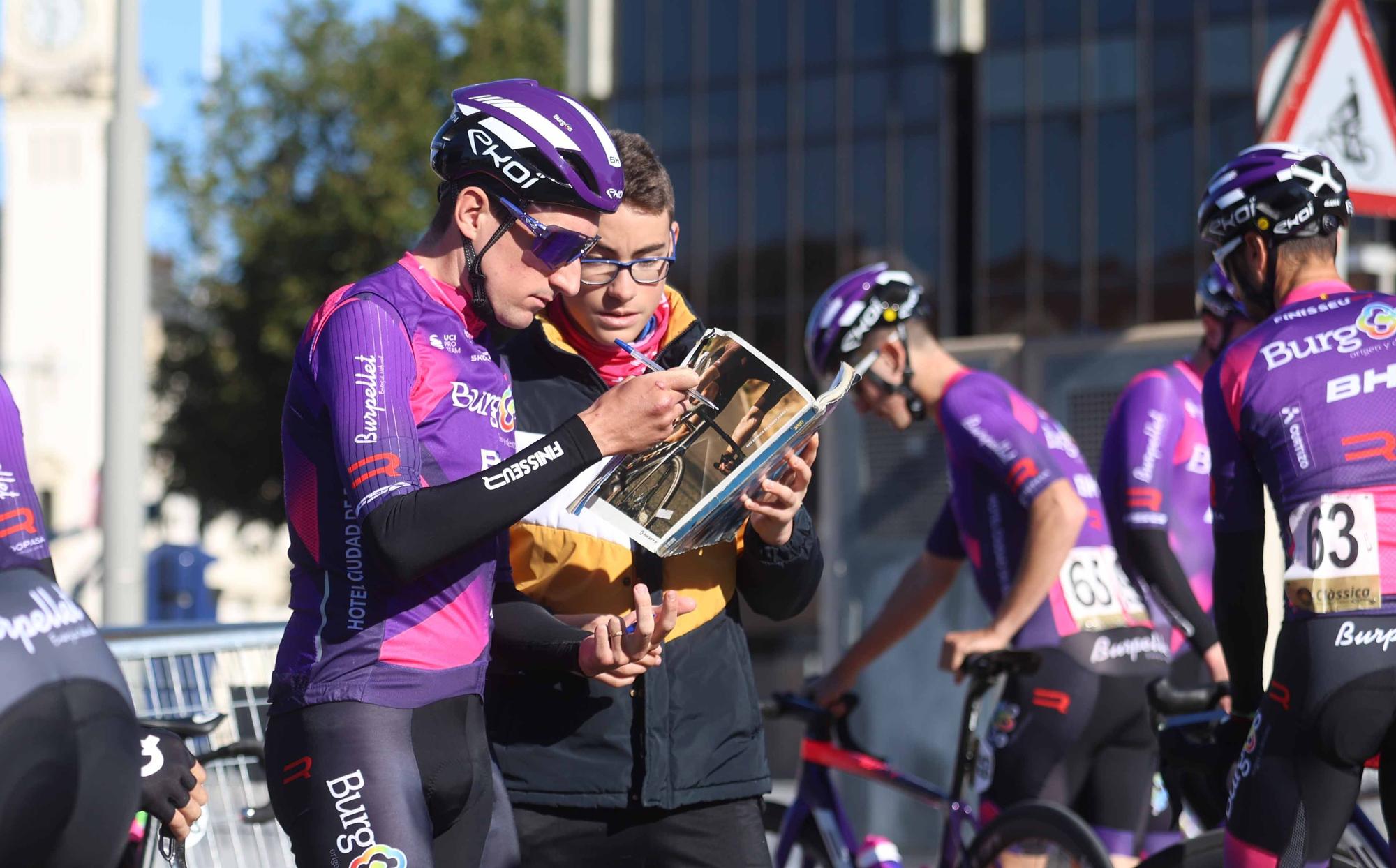 Salida de la Clàssica Ciclista Comunitat Valenciana 1969. Gran Premi València