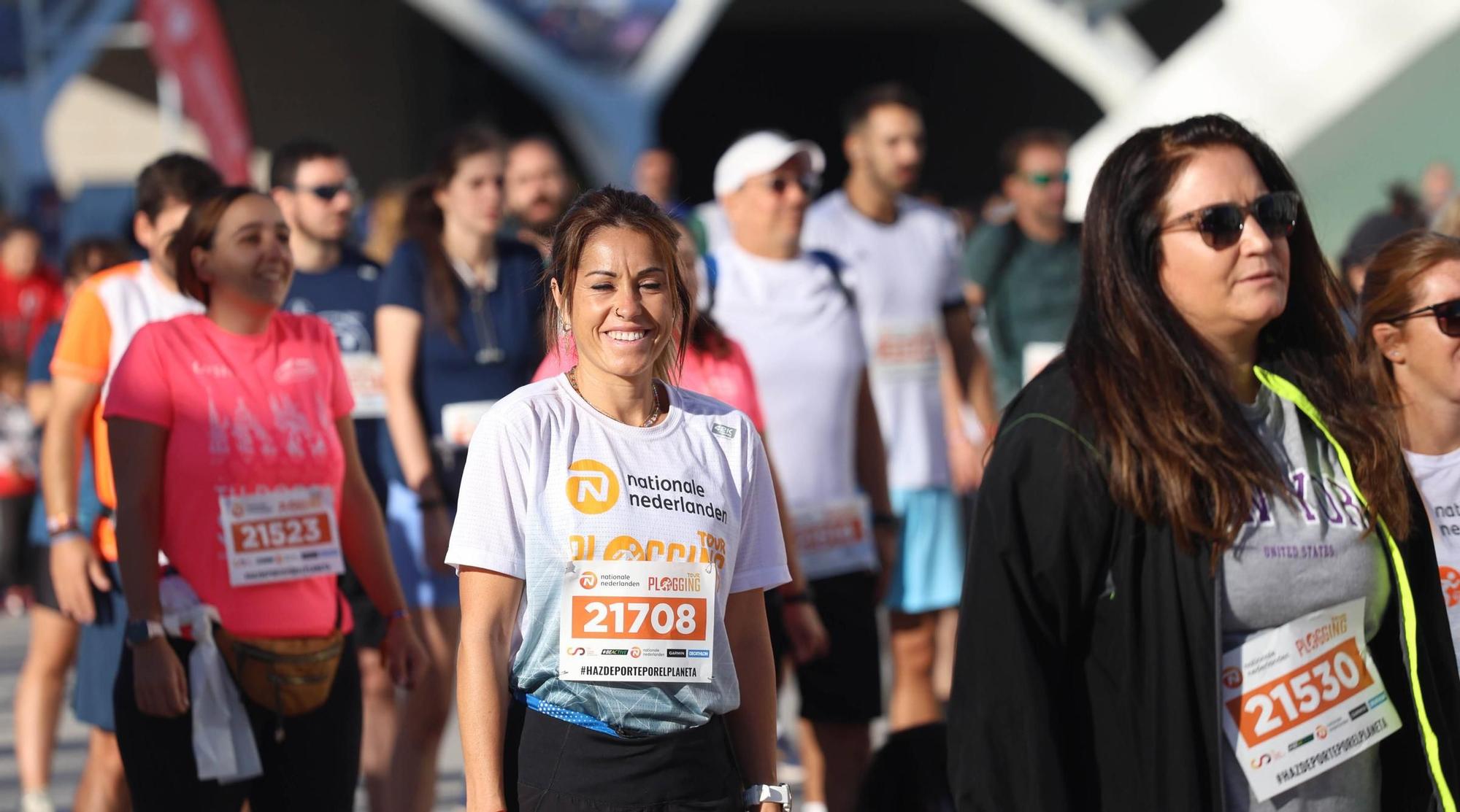 Nationale-Nederlanden Plogging Tour en Valencia que inaugura la Semana Europea del Deporte