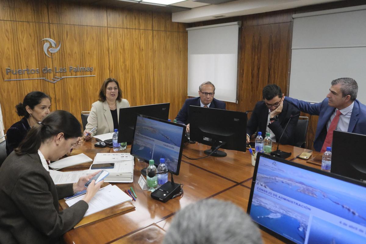 El Consejo de Administración de Puertos de Las Palmas.